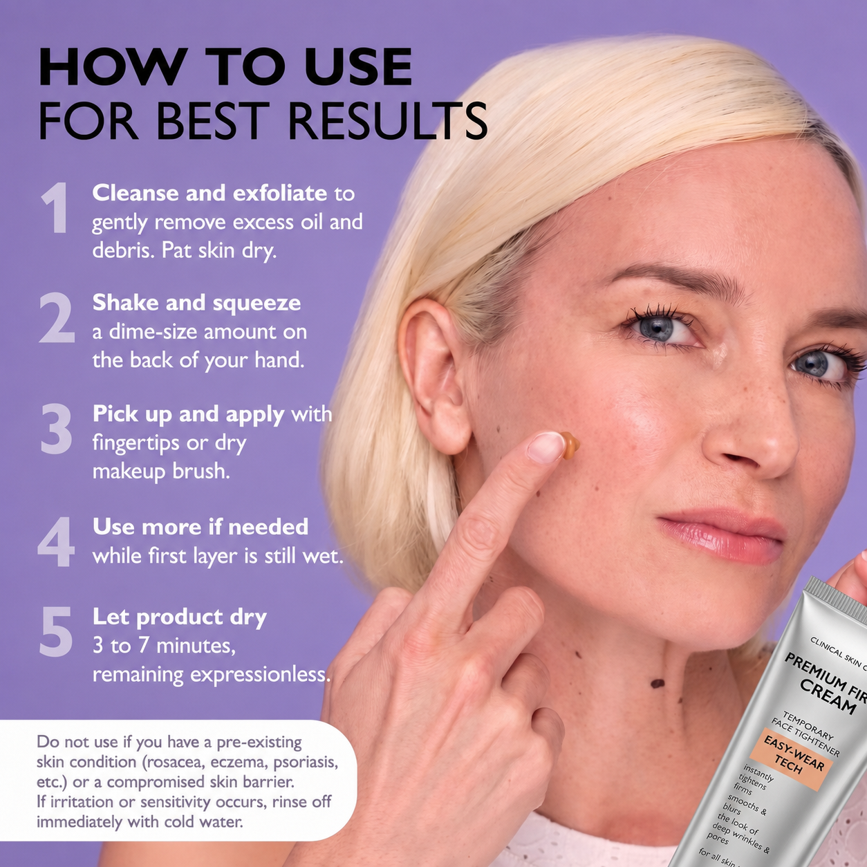 Instant Face & Eye Tightener Fast-Absorbing Formula