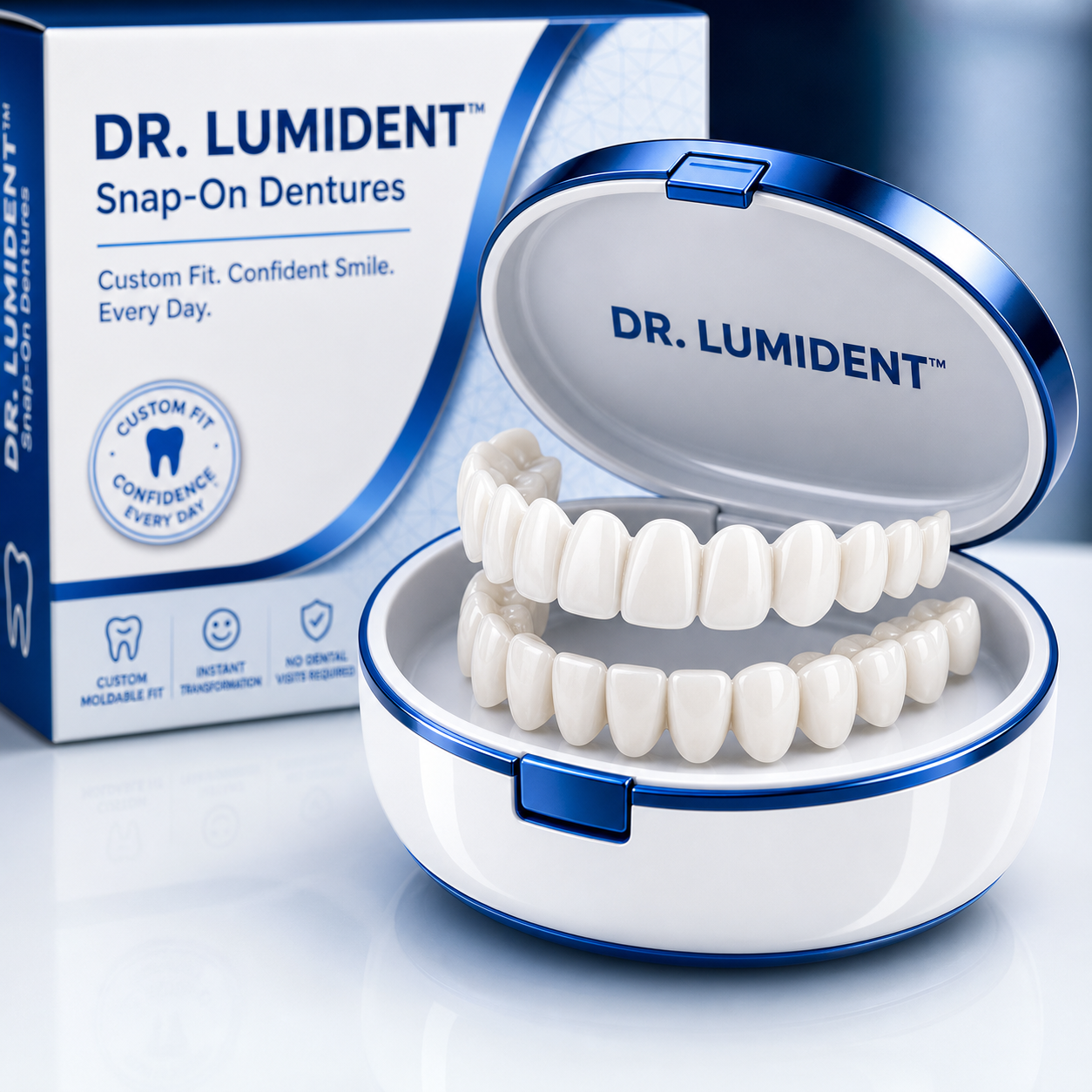 Comfort-fit decorative denture set（USA）-